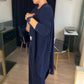 🔥KAUFE 2 UND ERHALTE KOSTENLOSEN VERSAND🔥Elegantes 3-teiliges Set aus Longline-Cardigan, Top und Hose