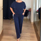 🔥KAUFE 2 UND ERHALTE KOSTENLOSEN VERSAND🔥Elegantes 3-teiliges Set aus Longline-Cardigan, Top und Hose