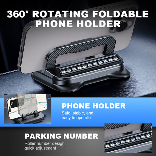 📱 JETZT 60 % RABATT! ✨ 360° drehbarer, faltbarer Handyhalter – universell kompatibel mit rutschfester Unterseite für Schreibtisch, Auto und Reisen 🚗💻