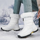 ⏳Cyber Monday Blitzangebot💥👢Rutschfeste, warme Schneestiefel mit Reißverschluss für Damen✨