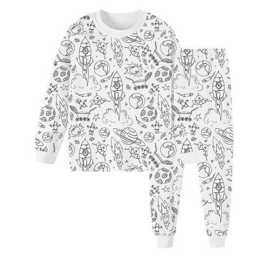 🎅Weihnachtsverkauf 50% Rabatt🌸Selbermach-Cartoon-Pyjamas für Kinder