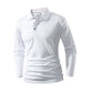 Herren einfarbiges Business-Casual-Oberteil mit Kragen