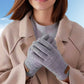Warme Thermo-Strickhandschuhe mit Touchscreen-Funktion