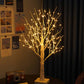 🔥 50 % RABATT! ✨ Dekorative LED-Lampe "Birke“ – warmes, einladendes Licht, energiesparend, natürliches Design 🌳💡