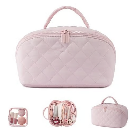 🖤 Black Friday-Sale: 50 % RABATT 🔥 Große, tragbare Kosmetiktasche mit Griff