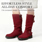 🎅 Festliche Vorratssale👢Damen Slouchy Boots bis zur mittleren Wade🎁