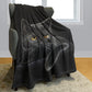 📢📢55% RABATT!!! 🎅Verstärkte Ultra-Warme Bettdecke mit Schwarz Katze Motiv für die Bettkante