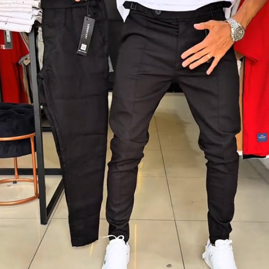 🖤 Black-Friday-Mega-Angebot – 50 % Rabatt! Men's Slim-Fit Pants with Adjustable Waist