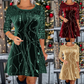 💖💖Elegantes Pailletten-A-Linien-Kleid🔥Kauf 2 Artikel versandkostenfrei🔥