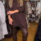 Asymmetrisches locker geschnittenes Sweatshirt & einfarbige Hose (Zweiteiler)🔥Kostenloser Versand🔥
