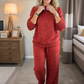 Damen-Glitzer-Zweiteiler: Pullover & Hose