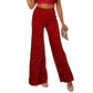 💖🔥Kostenloser Versand💃 Damen Mode Paillette Breitbeinhose