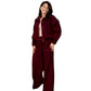 Zweiteiliges Set aus Damenjacke mit Reißverschluss und Hose mit weitem Bein🔥Kostenloser Versand