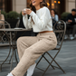 👖❄️ Neuheiten – Dicke Hose mit geradem Bein – warm und bequem