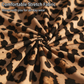 Minikleid mit Leopardenmuster und Raffungen für Damen
