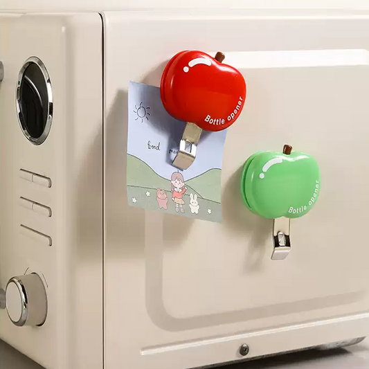 🍾 50% RABATT! 🧲 Multifunktionaler Magnetischer Flaschenöffner – Starker Halt, Einfach zu Montieren & Spart Platz 🛠️