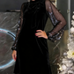 Damen Paillettenkleid mit Schleife am Kragen🔥Kauf 2 Artikel versandkostenfrei