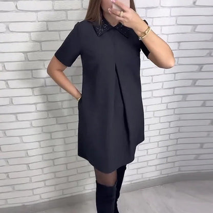 Elegantes Minikleid mit Kragen für Damen