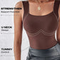 🔥 Thermo-Tanktop mit integriertem BH – ultrawarm, dehnbar & nachhaltig! ☀️ Perfekt für kalte Tage. In 3 Farben.