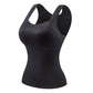 🔥 Thermo-Tanktop mit integriertem BH – ultrawarm, dehnbar & nachhaltig! ☀️ Perfekt für kalte Tage. In 3 Farben.
