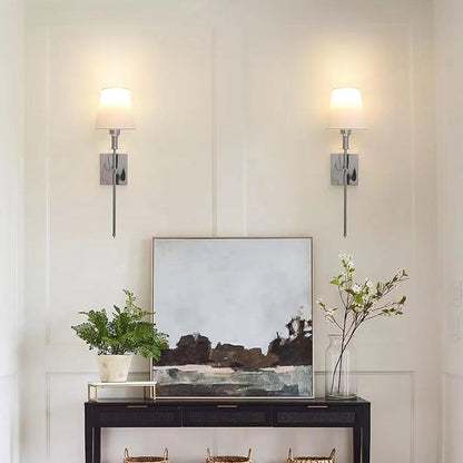 🛋️ 🪞Classic Fabric Shade Wandleuchte 🌙