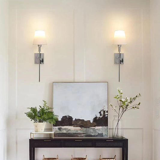 🛋️ 🪞Classic Fabric Shade Wandleuchte 🌙