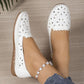 Damen-Loafer mit Blumenmuster, durchbrochen und atmungsaktiv