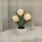 🌷LED-Tulpenlampe, simuliertes Tulpen-Nachtlicht mit Vase, Tischlampe, Dekoration, geeignet für Zuhause, Wohnzimmer, Tischdekoration✨