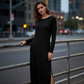 Langärmliges T-Shirt-Kleid für Damen🔥Kauf 2 Artikel versandkostenfrei🔥
