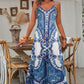 ⏳🔥2026 Hot Sale🎁Women’s Retro Print V-Neck Sleeveless Maxi Dress🔥Kauf 2 Artikel versandkostenfrei
