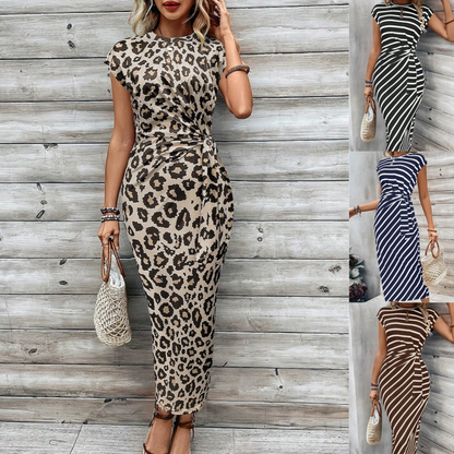 🔥2026 Neu eingetroffen: 50 % Rabatt für begrenzte Zeit!🔥🥰Elegantes Kleid mit Taillengürtel für Damen