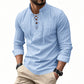 Herren einfarbiges Freizeithemd