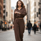 Damen-Set aus kurzem Hoodie und weit geschnittener Hose🔥Kauf 2 Artikel versandkostenfrei🔥
