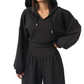 Damen-Set aus kurzem Hoodie und weit geschnittener Hose🔥Kauf 2 Artikel versandkostenfrei🔥