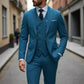 👔 70% RABATT! 🎩 Herren Slim-Fit 3-teiliges Anzugset – Elegante Passform, Hochwertiges Material & Perfekt für Formelle Anlässe 🤵