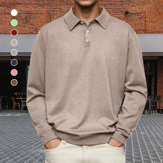 ✨🔥Bequemes Langarmhemd mit Revers für Herren💞