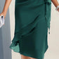 ✈️ Kostenloser Versand bei 2 Einkäufen ✈️Elegantes, einfarbiges Kleid