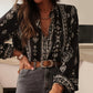 Boho-Bluse mit Laternenärmeln und Rüschen für Damen🔥Kauf 2 Artikel versandkostenfrei🔥