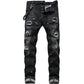 🔈🔈HEISSE NEUE PRODUKTE - 49% RABATT👖 Herren Slim Fit Jeans mit Rissen und Used-Look