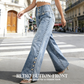 🔈🔈2026 NEUHEITEN – BESTSELLER🔥👖Hoch taillierte Jeans mit weitem Bein – einfaches Anziehen! Seitliche Schlitze lassen die Brise herein und halten Sie kühl. 🌸
