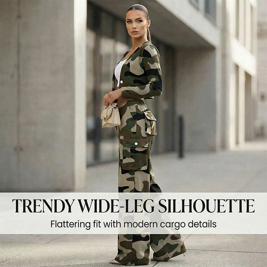 🥰🥰 Streetwear-Set mit hoher Elastizität und Cargotaschen – sexy, bequem, perfekt für jeden Anlass. ✨