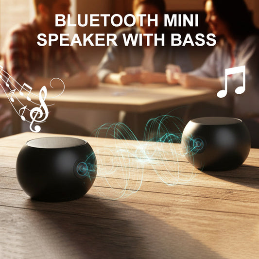 💎 50% RABATT! 💎 Bluetooth-Mini-Lautsprecher mit Bass – 360° Surround-Sound, TWS-Funktion & 500-mAh-Akku 🎵🔊