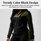 🔥"Effortless Style" Athleisure-Set: Figurschmeichelnder Color-Block Trainingsanzug für Damen
