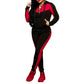 🔥"Effortless Style" Athleisure-Set: Figurschmeichelnder Color-Block Trainingsanzug für Damen