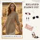 ⭐ Bestseller – Stylisches V-Neck-Oberteil mit Seitenknöpfen – vielseitig 🌸