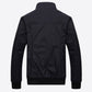 🧥 💼 Elegante Windjacke für Herren – Lässiger Business-Style mit Stehkragen & mehreren Taschen   🌿