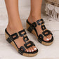 Bequeme Plateau-Sandalen