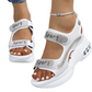 🔥Aktuelles Sonderangebot – 50 % Rabatt – Modische orthopädische Sandalen für Damen mit Keilabsatz und Strassverzierung