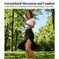 🌸Figurschmeichelnder High-Waist Rock mit Raffung – Von klassisch Schwarz bis Leo-Chic