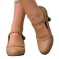 Elegante Pumps mit runder Spitze und Fesselriemen